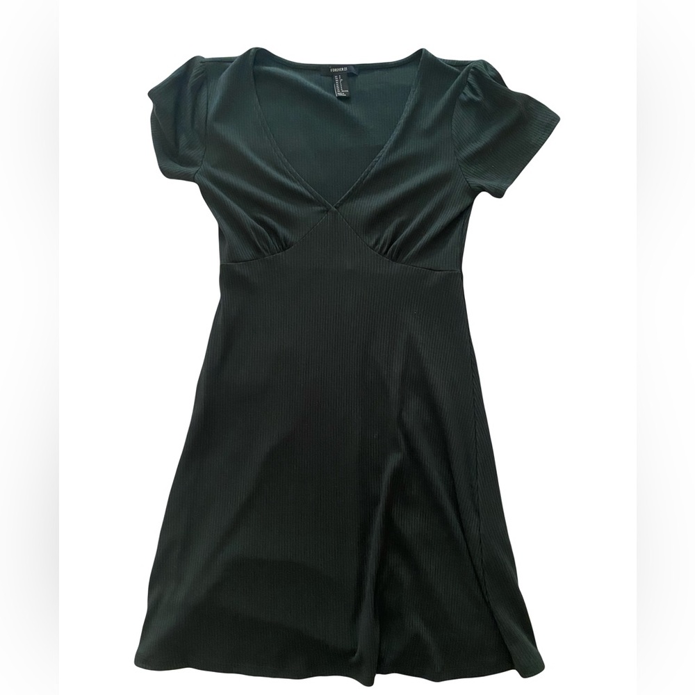 Forever 21 Army Green Babydoll Mini Dress Size S